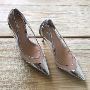 HIGH-HEEL, Zara vinyl, silver
